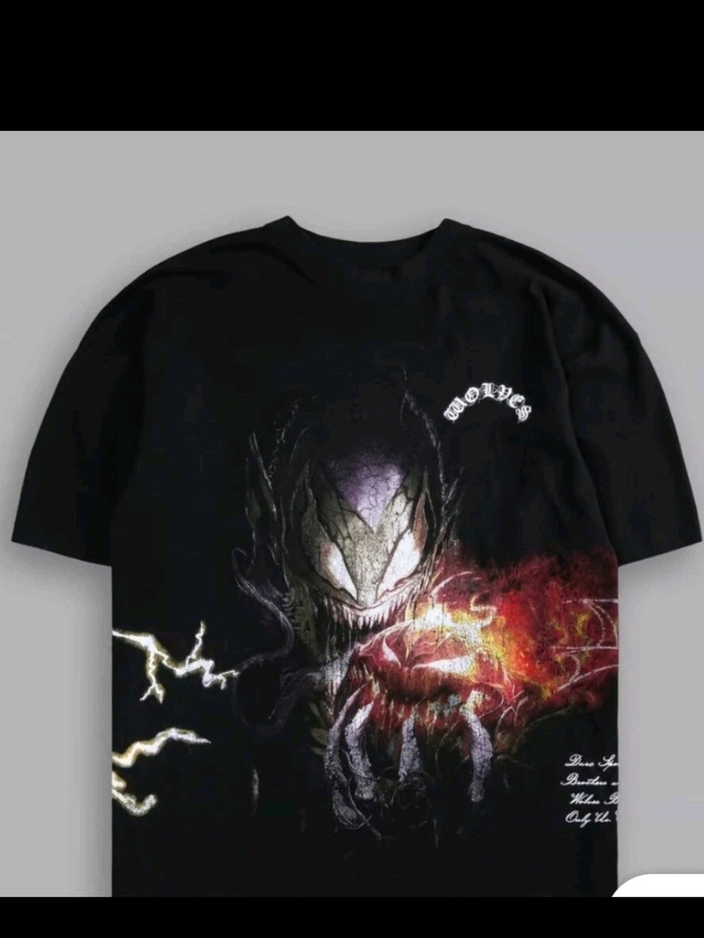 DARC SPORT SYMBIOTE GREEN GOBLIN "SIDE BY SIDE" OVERSIZED  XL TEE NWT